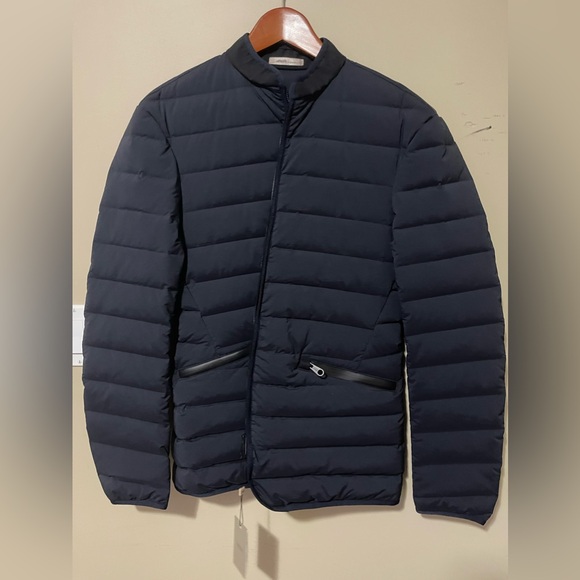 Armani Collezioni Men's Giacca Padded Jacket Navy Blue Size 48R - Picture 2 of 13